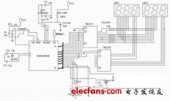 Simple digital frequency meter circuit diagram