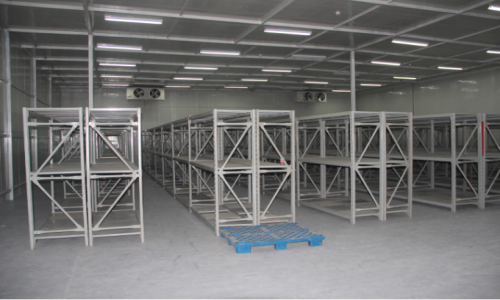 Modified atmosphere cold storage installation