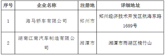 ä¼—æ³°ï¼Œæµ·é©¬ï¼Œç¬¬åæ‰¹ç”µåŠ¨è½¦å¤‡æ¡ˆ