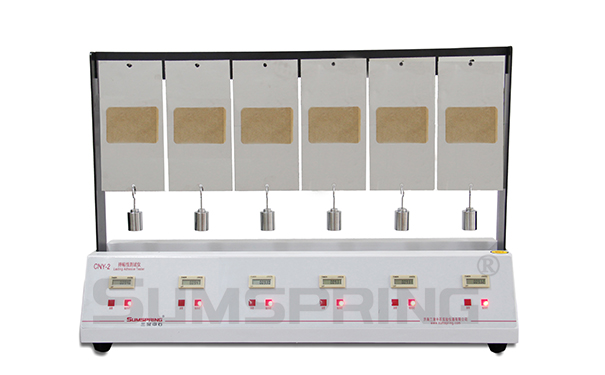 College and university laboratory adhesive products initial holding tester