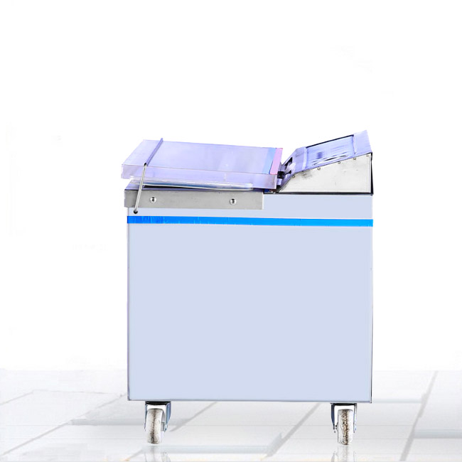 Single chamber vacuum packaging machine