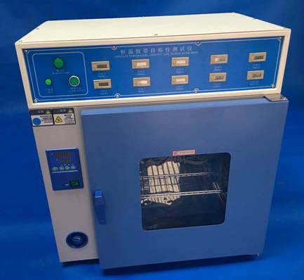 Thermostatic tape retention tester