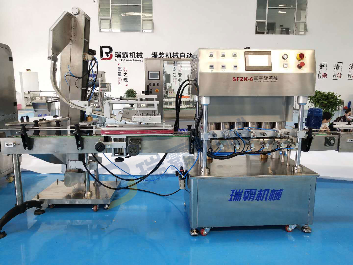 Vacuum capping machine