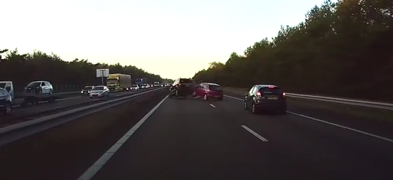 Tesla's Emergency Maneuver