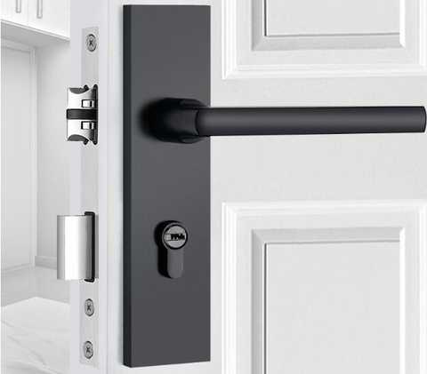 Wooden door lock