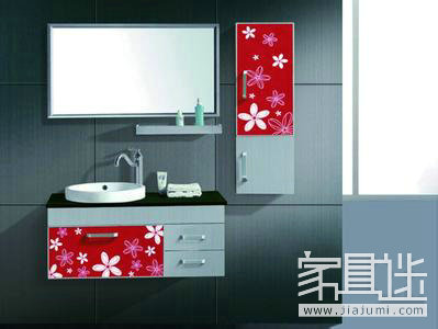Stainless steel bathroom cabinet