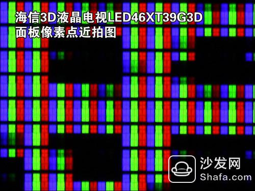 æµ·ä¿¡LED46XT39G3Dé¢æ¿åƒç´ ç‚¹è¿‘æ‹å›¾