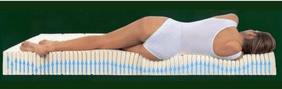 Soft and hard mattress