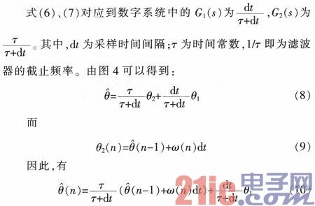 Two-wheel balance vehicle attitude angle measurement based on complementary filter