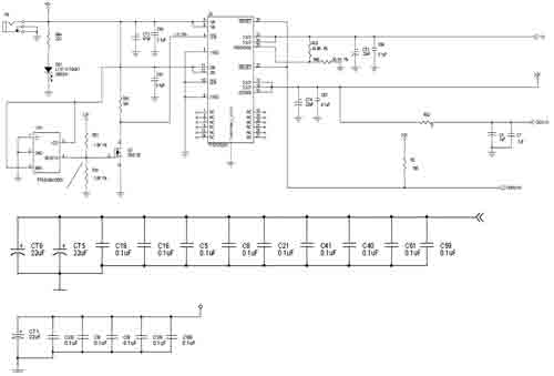 Power supply and reset circuit