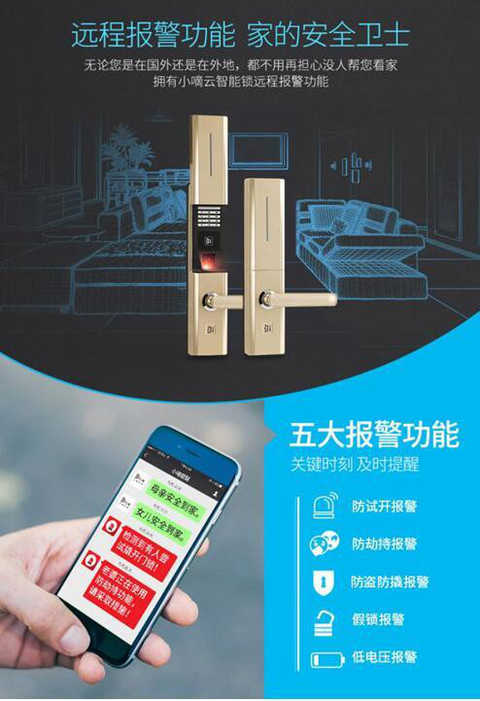 Smart door lock security anti-theft which is strong?