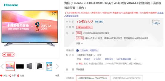 Hisense TV Image 1