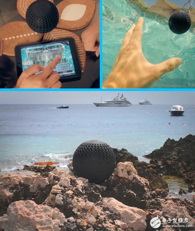 Figure Tour: A great weapon for party parties! This bluetooth speaker can float on the water