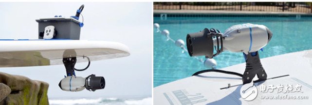 The mermaid is made in this way. The Bixpy Jet handheld propeller lets you swim freely on the bottom of the sea.