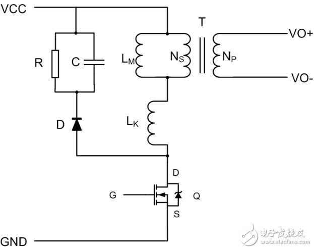 RCD clamp circuit in flyback
