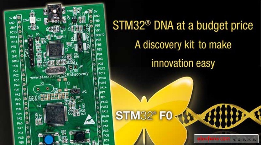 STMicroelectronics mass production STM32 F0 series entry-level MCU