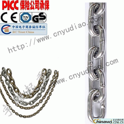 '80 grade lifting chain-manganese steel lifting chain automatic equipment production quality assurance