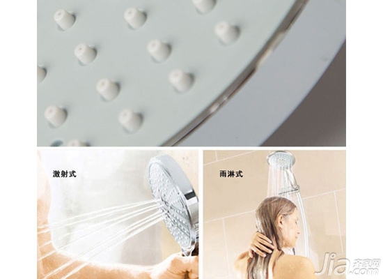 Top spray shower set brings a comfortable shower like rain