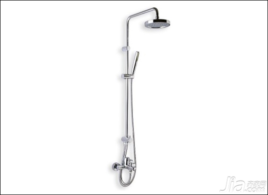 Top spray shower set brings a comfortable shower like rain