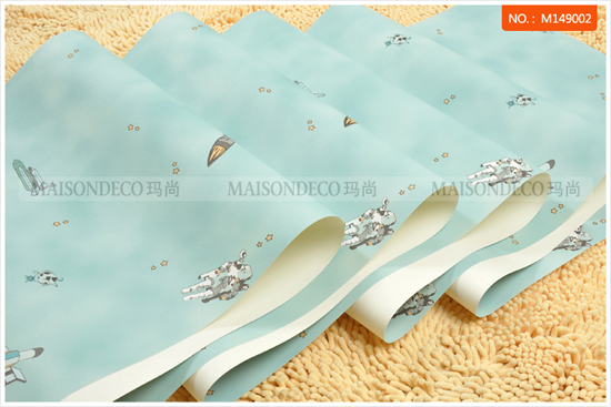 Mashang Space PVC Children's Wallpaper