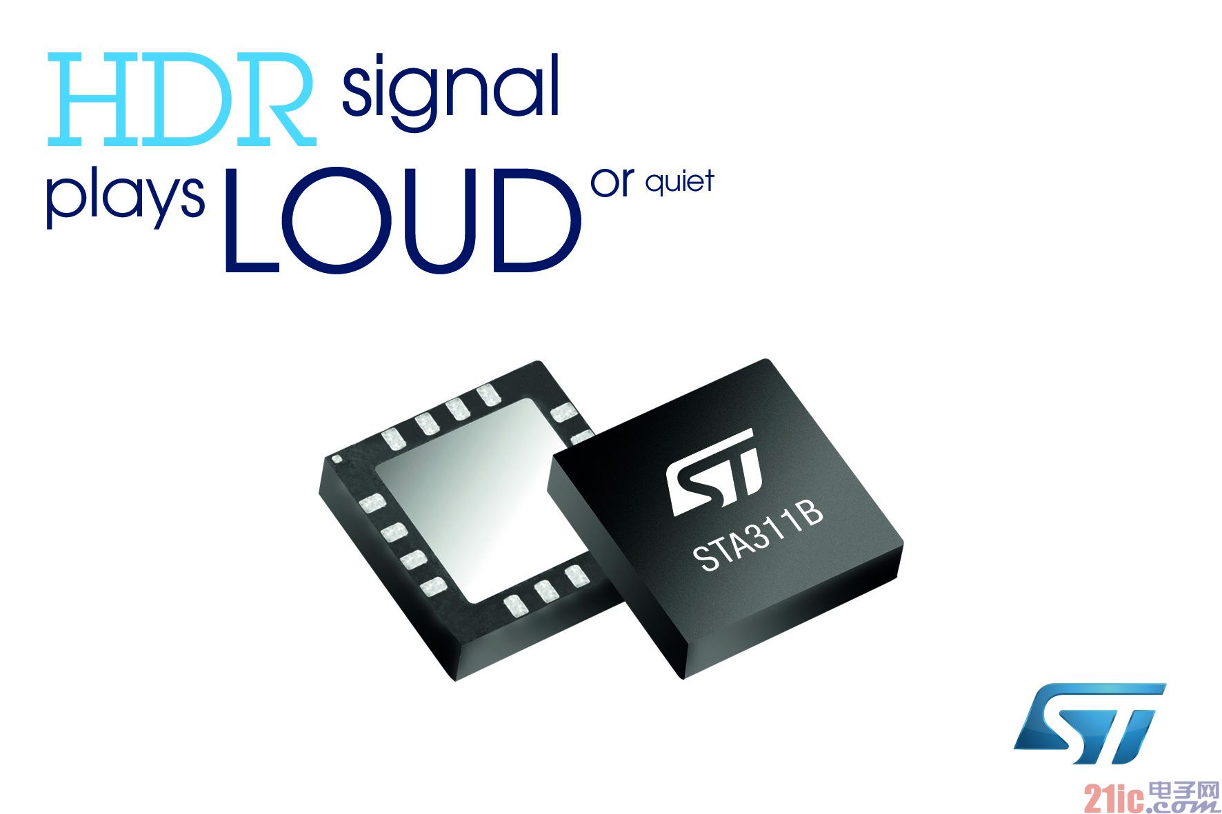 STMicroelectronics (ST) introduces the world's first high dynamic range audio processor, perfect for clearly presenting various sounds.jpg