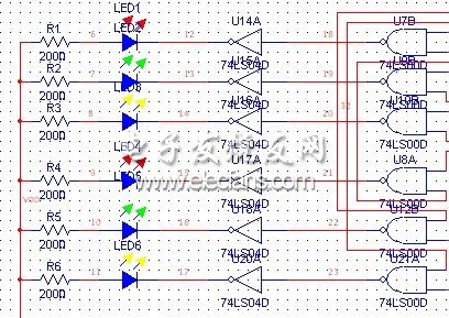 Figure 9 A, B switch simultaneously open the operation result map