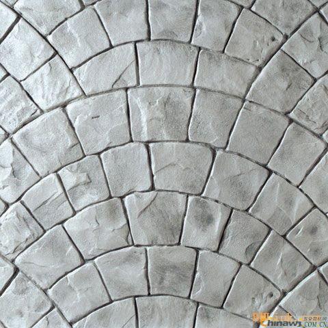 Stone-like concrete - imitation stone floor (new technology)
