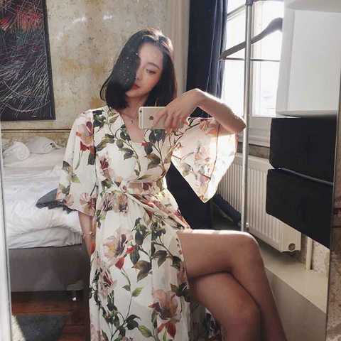 Chun Mei Duo: Floral Dress Match Summer Beauty Little Fairy