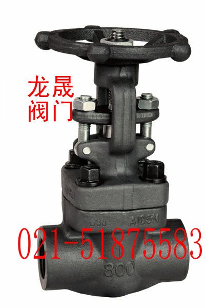 'Forged steel welded gate valve Z61HY. Stainless steel flange gate valve,