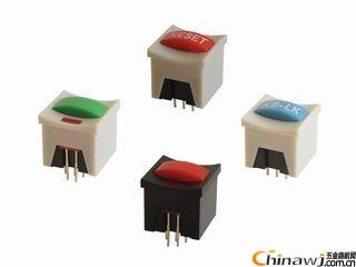 Liming key switch contact analysis, Li Ming button switch contact point analysis, Li Ming button self-locking switch circuit solution description