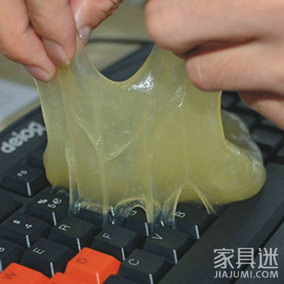 Jelly dust removal glue