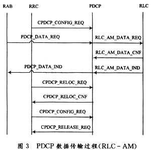 PCDP data transmission process