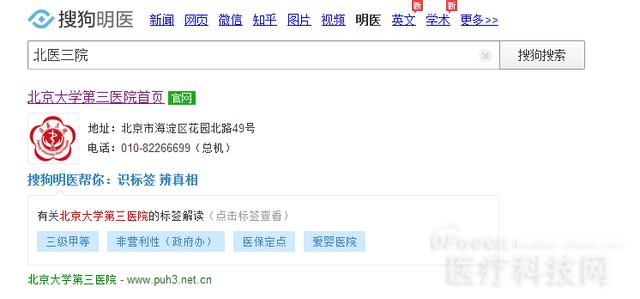 What is a reliable medical search? Google Sogou coincides