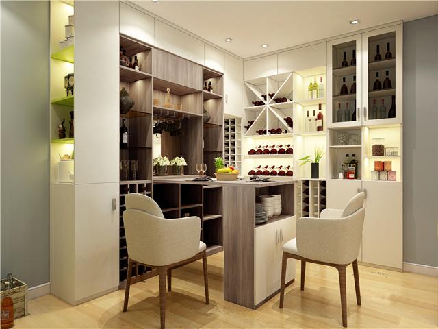 Customized wine cabinets are easy to ignore details Different types of wine cabinet design