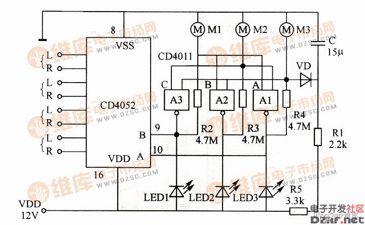 Three-way switch conversion circuit