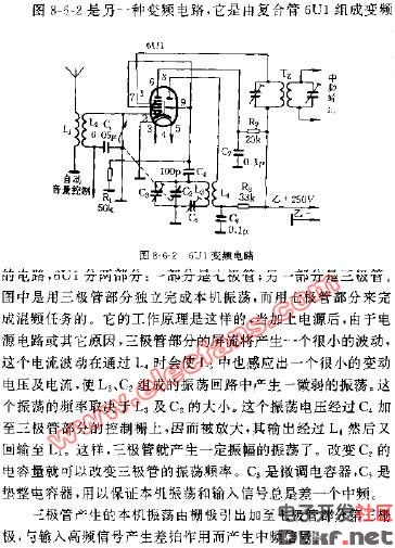 6U1 tube frequency conversion circuit diagram