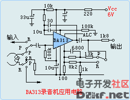 BA313 application circuit