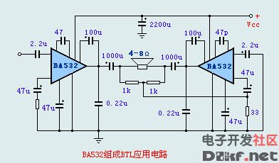 BA532BTL power amplifier circuit