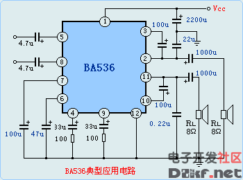 BA536 application circuit