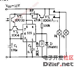 Car headlight controller circuit diagram