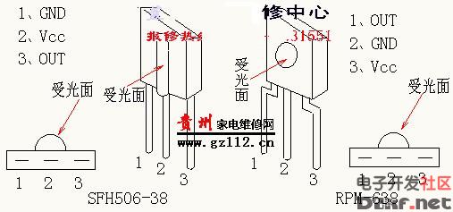 Infrared receiver circuit diagram