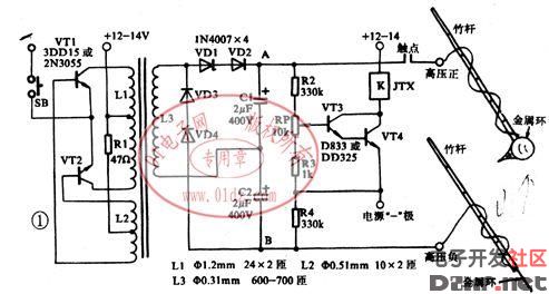 Simple fishing machine circuit diagram