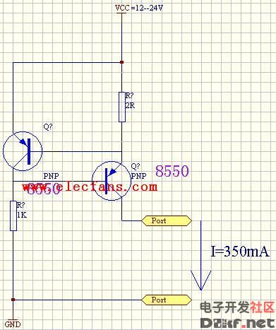 Transistor constant current source circuit diagram