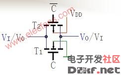 Open-drain gate diagram