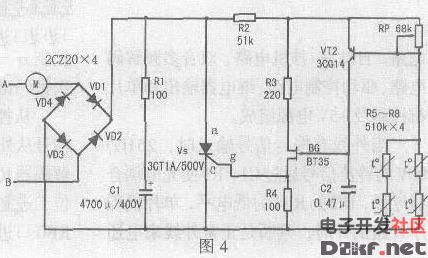 Single-phase motor speed control circuit