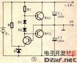 Single power supply dual power supply circuit