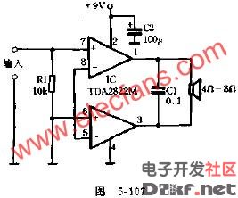 Amplifier circuit diagram