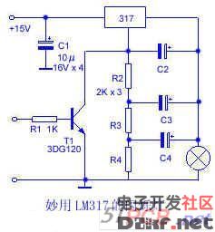 Flashing light circuit diagram