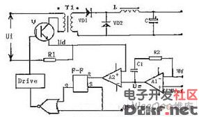 Switching power supply circuit diagram