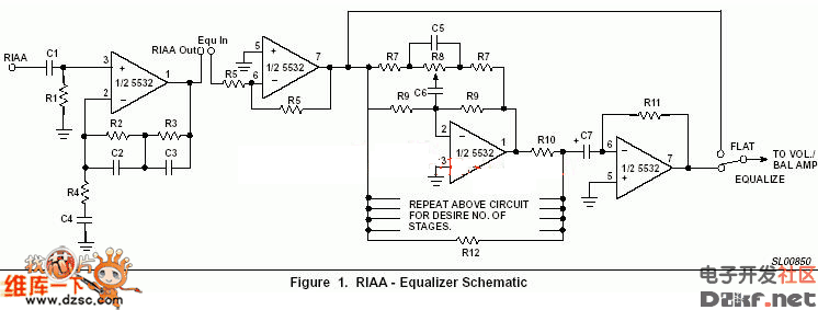 NE5532 Preamplifier Circuit Diagram